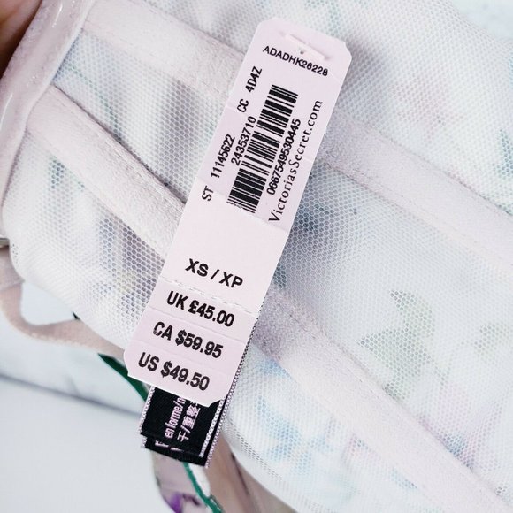 Victoria's Secret Womens Very Sexy Strapless Multicolor Floral Bralette Size XS - Picture 9 of 9